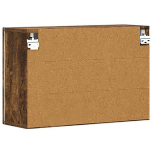vidaXL Meuble Haut Chêne Fumé 60 x 20 x 40 cm Bois d'ingénierie