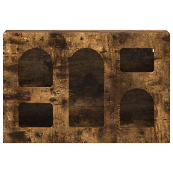 vidaXL Meuble Haut Chêne Fumé 60 x 20 x 40 cm Bois d'ingénierie