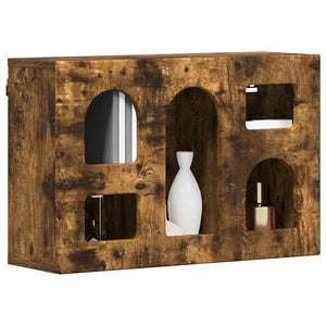 vidaXL Meuble Haut Chêne Fumé 60 x 20 x 40 cm Bois d'ingénierie