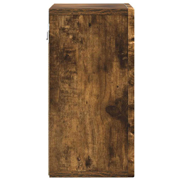 vidaXL Meuble Haut Chêne Fumé 60 x 20 x 40 cm Bois d'ingénierie