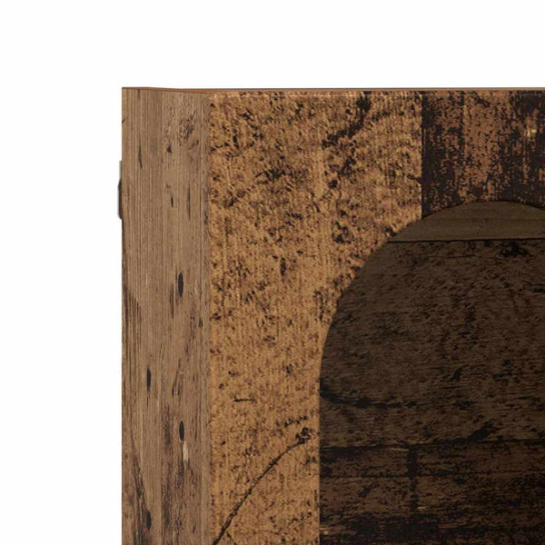 Hängeschrank Altholz mit Regal 60x40 cm