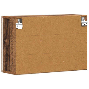 Hängeschrank Altholz mit Regal 60x40 cm