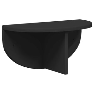 Schwarzes Wandregal 38x19x19cm