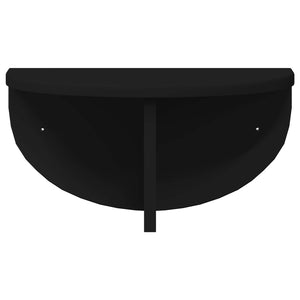 Schwarzes Wandregal 38x19x19cm
