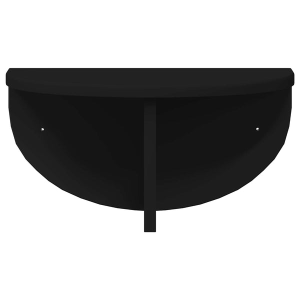 Schwarzes Wandregal 38x19x19cm