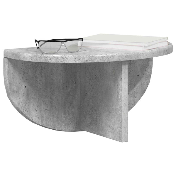 Wandregal Beton Grau 38x19 cm