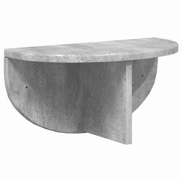 Wandregal 2er Set Beton Grau