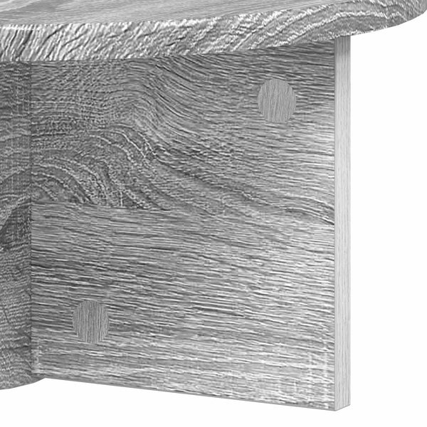 Graues Wandregal Sonoma 2er-Set