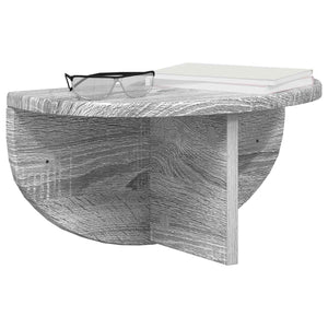 Graues Wandregal Sonoma 2er-Set