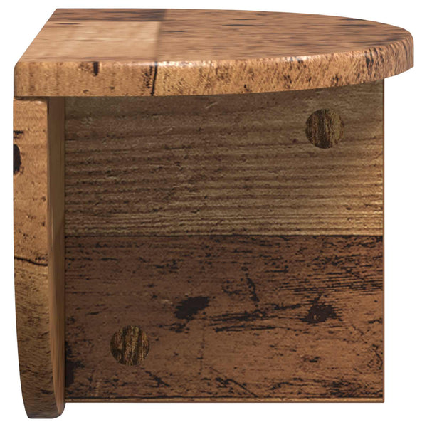 Wandregal Altholz 38x19x19 cm