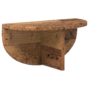 Wandregal 2er Set Altholz 38cm