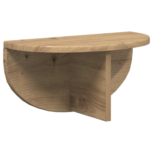 vidaXL Étagère murale chêne artisan 38 x 19 x 19 cm bois d'ingénierie