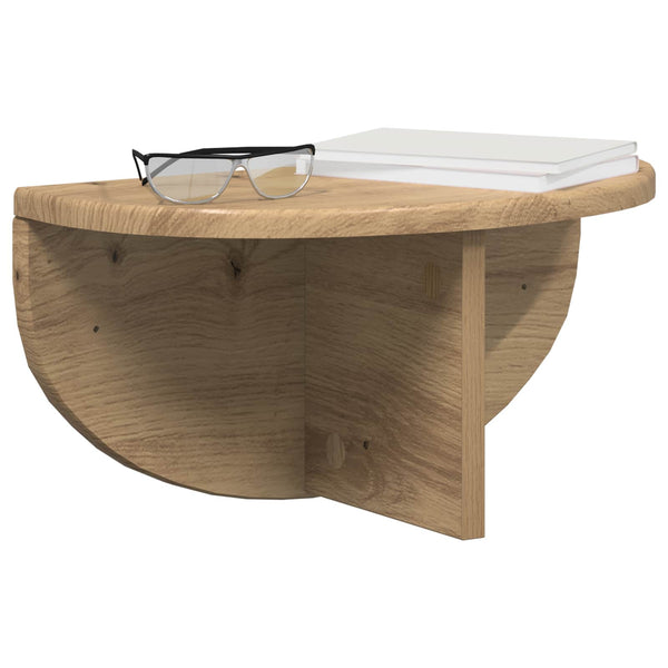 vidaXL Étagère murale chêne artisan 38 x 19 x 19 cm bois d'ingénierie