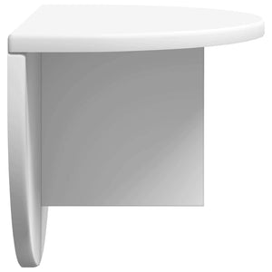 Wandregal Weiß, 48 cm
