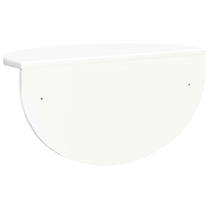 Wandregal 2er Set Weiß 48x24 cm