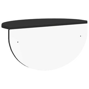 vidaXL Étagère murale suspendue noire 48 x 24 x 24 cm Bois d'ingénierie