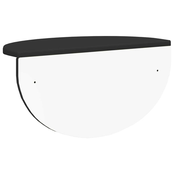 vidaXL Étagère murale suspendue noire 48 x 24 x 24 cm Bois d'ingénierie