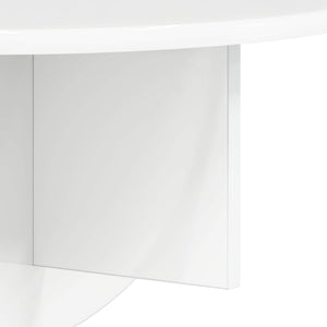 vidaXL Étagère murale 2 pcs Blanc brillant 48 x 24 x 24 cm Aggloméré
