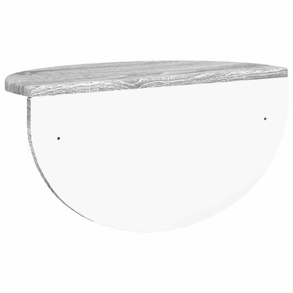 Wandregal Grau Sonoma 48x24x24 cm