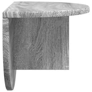 Wandregal Grau Sonoma 48x24x24 cm