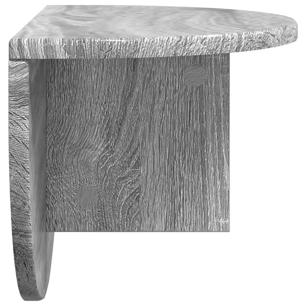 Wandregal Grau Sonoma 48x24x24 cm