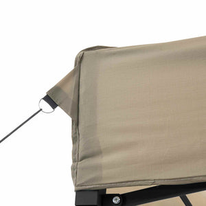 Party Zelt Taupe Oxford-Stoff 292x292 cm