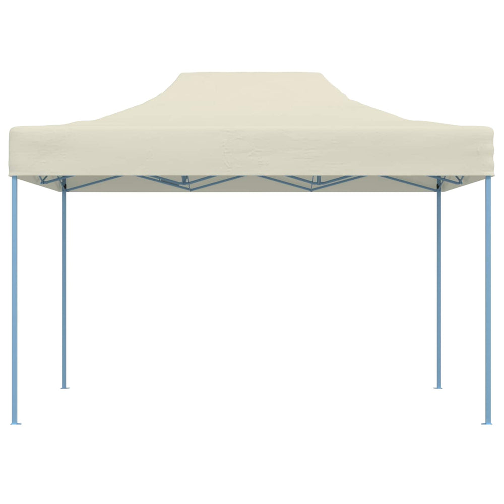 Creme Partyzelt Oxford-Stoff 280x410 cm
