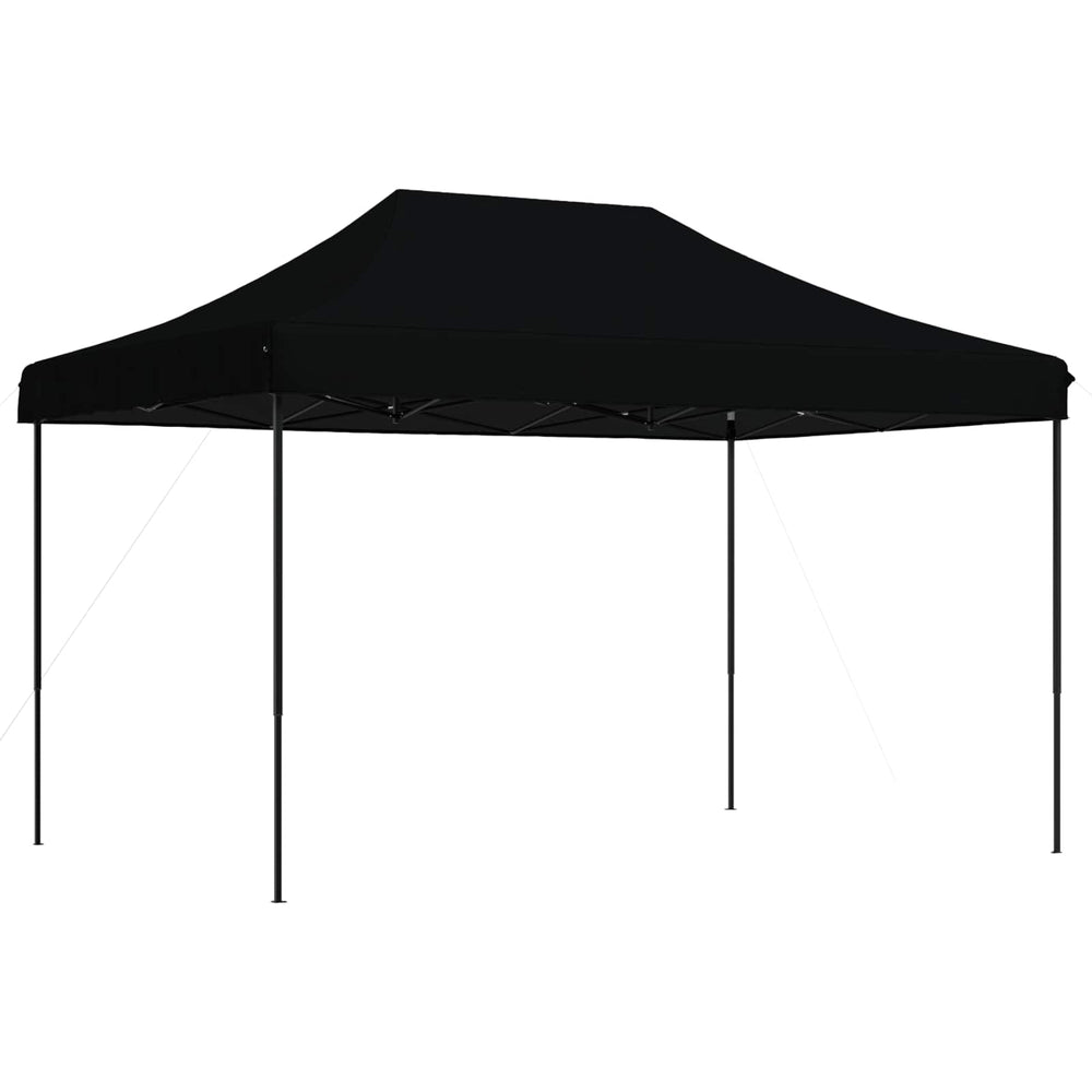 Schwarzes Partyzelt 279x410 cm Oxford-Gewebe