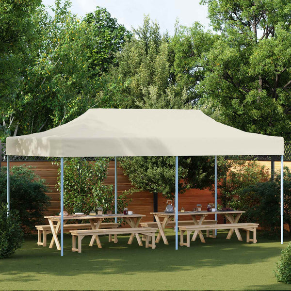 vidaXL Tonnelle de réception Crème 291 x 580 x 315 cm Tissu Oxford