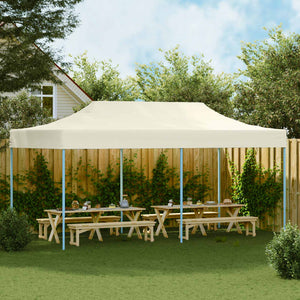 vidaXL Tonnelle de réception Crème 291 x 580 x 315 cm Tissu Oxford