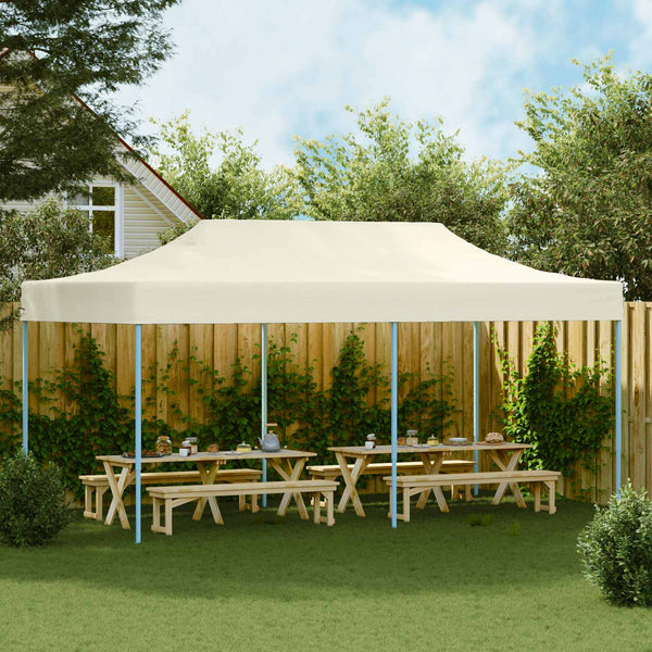 vidaXL Tonnelle de réception Crème 291 x 580 x 315 cm Tissu Oxford