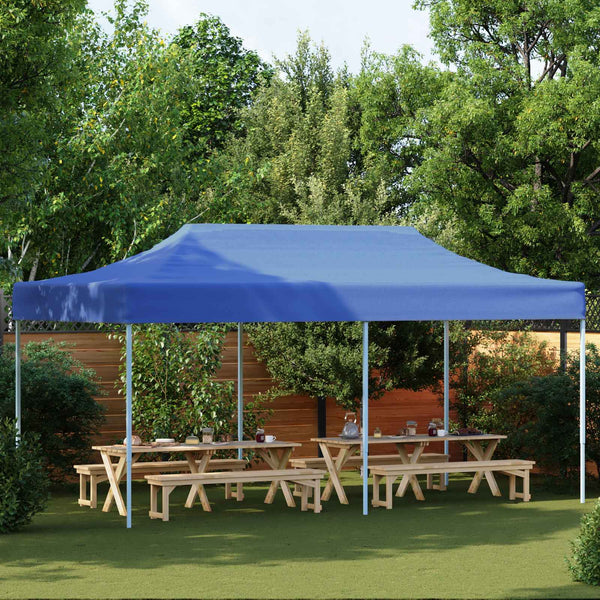 Blaues Partyzelt 291x580 cm