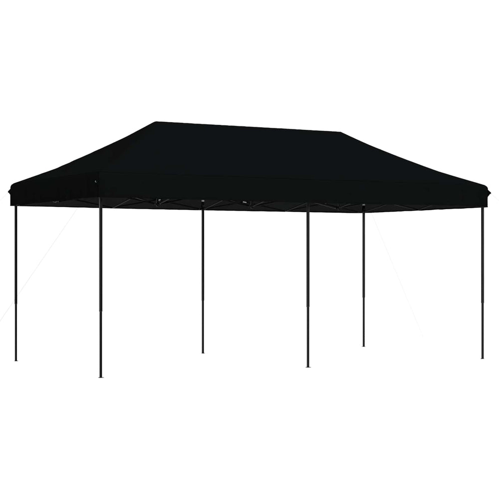 Party-Zelt Schwarz Oxford-Stoff 292x580 cm