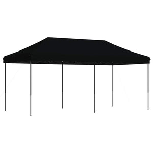 vidaXL Tonnelle de réception noire 292 x 580 x 315 cm Tissu Oxford
