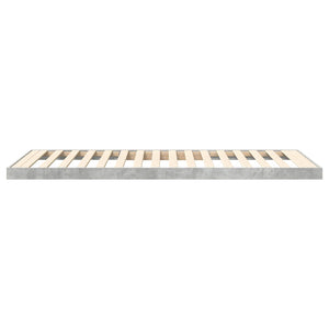 Bodenbettrahmen Beton Grau 75x190 cm