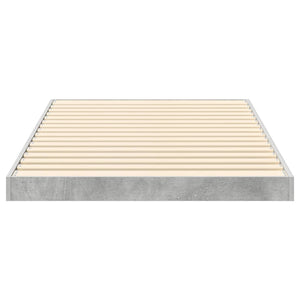 Bodenbettrahmen 90x190 cm Beton Grau