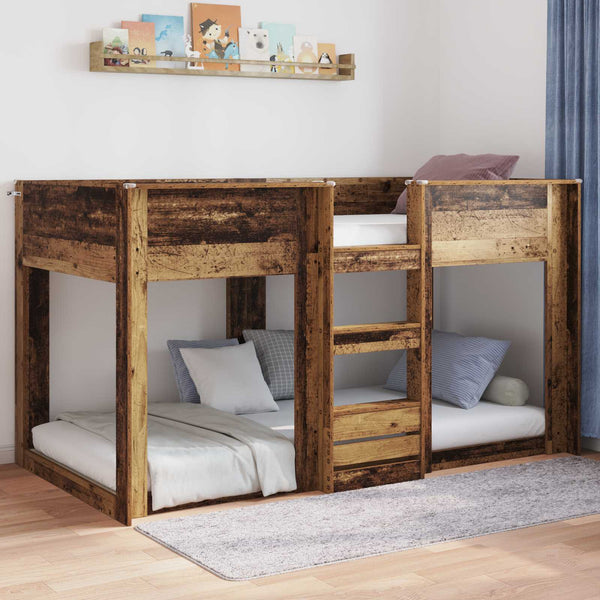 Bodenbettrahmen Altholz 90x190 cm