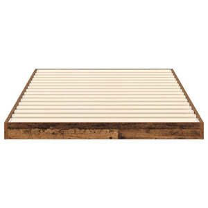 Bodenbettrahmen Altholz 100x200 cm