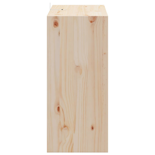 Weinregal aus Kiefernholz, 2er Set