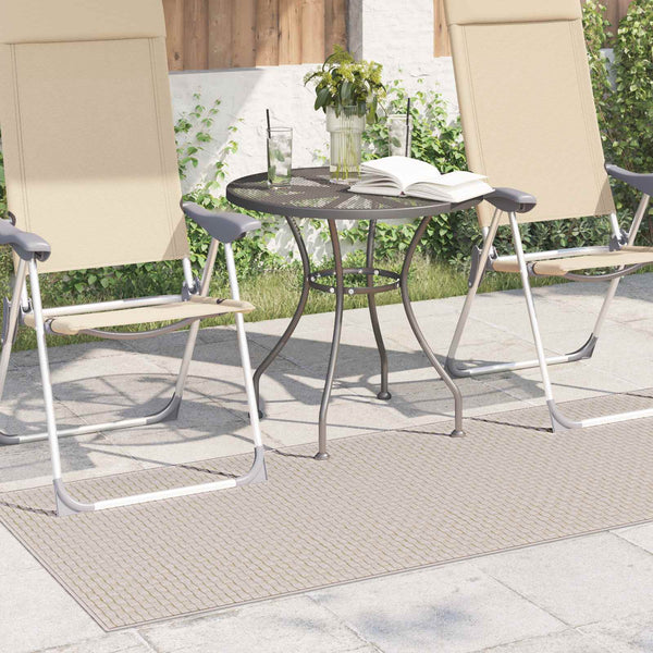 Rechteckiger Teppich Creme 150x80 cm