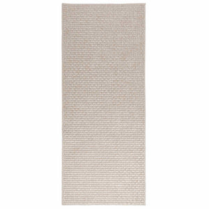 Rechteckiger Teppich Creme 150x80 cm