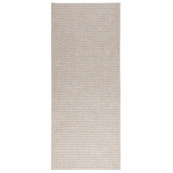 Rechteckiger Teppich Creme 150x80 cm