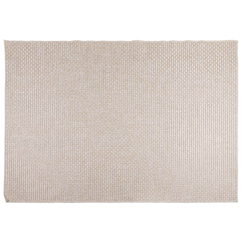 Creme Teppich 170x120 cm Rechteckig