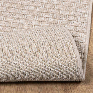 Rechteckiger Teppich Creme 280x200 cm