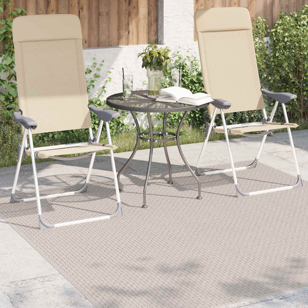 Quadratischer Teppich FARO Creme 120x120 cm