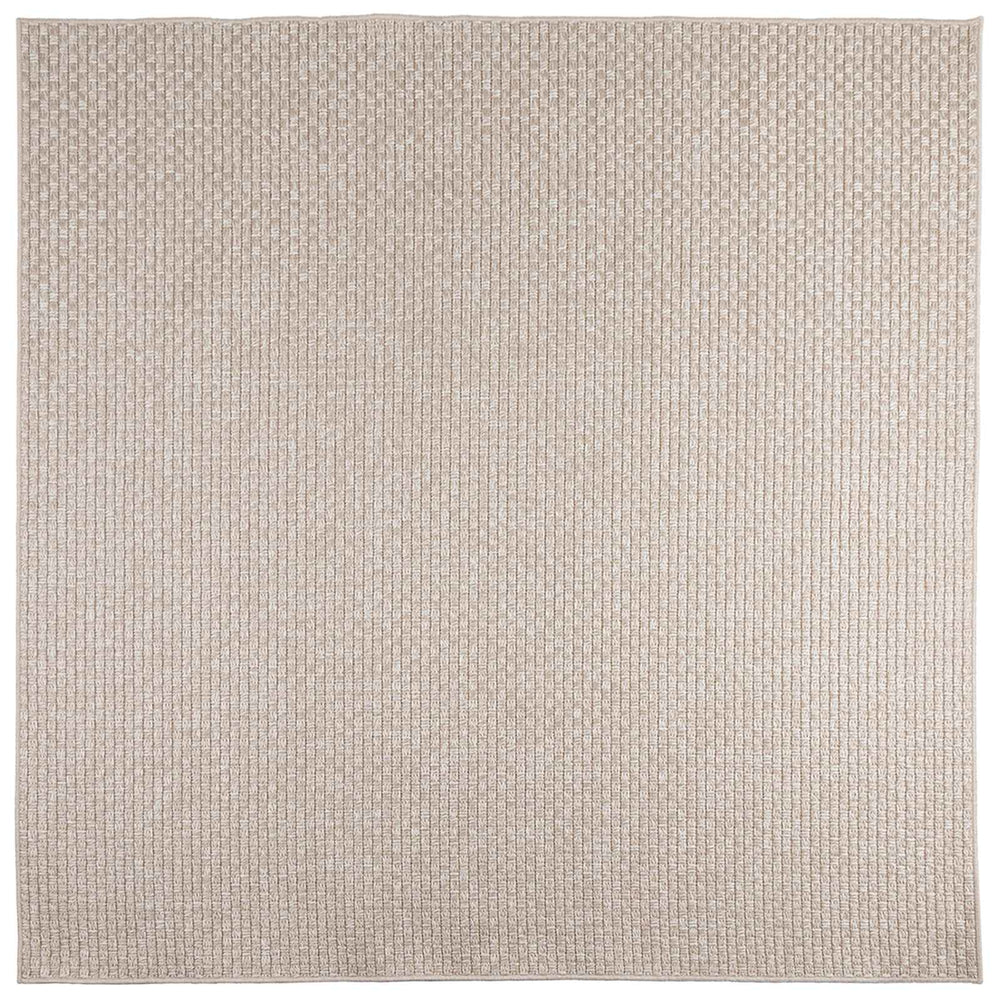 Quadratischer Teppich FARO Creme 120x120 cm