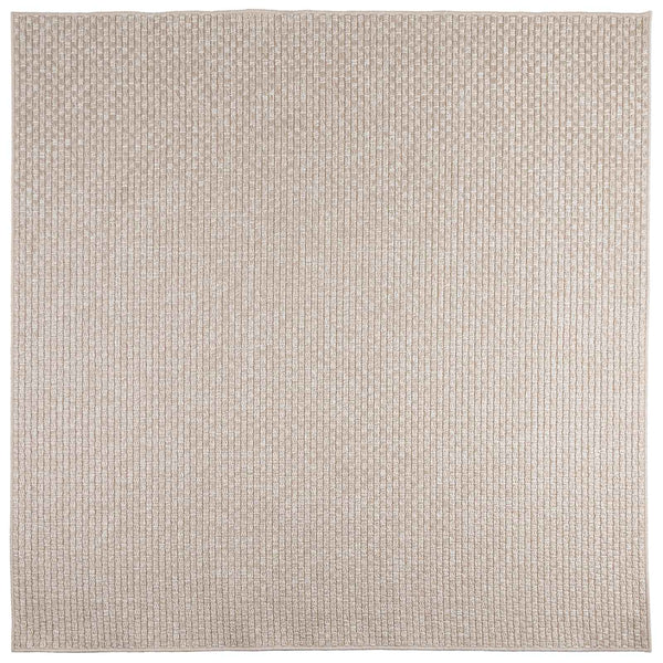 Quadratischer Teppich FARO Creme 120x120 cm