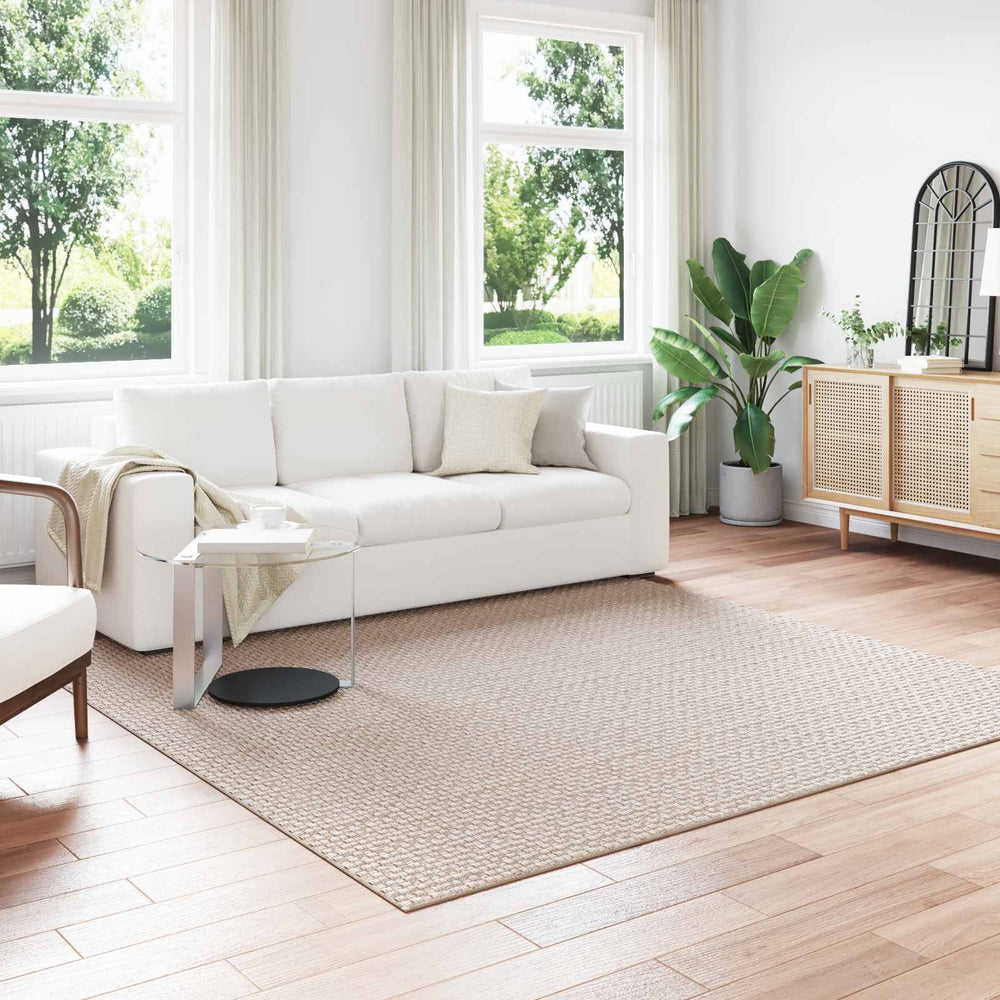 Quadratischer Teppich FARO Creme 240x240 cm