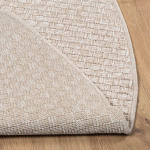 Runder Teppich Creme Ø 120 cm