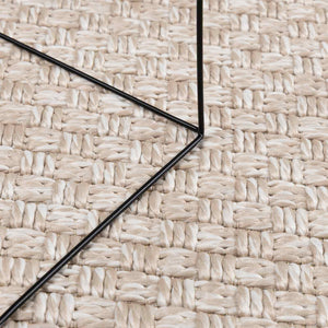 Runder Teppich Creme Ø 120 cm